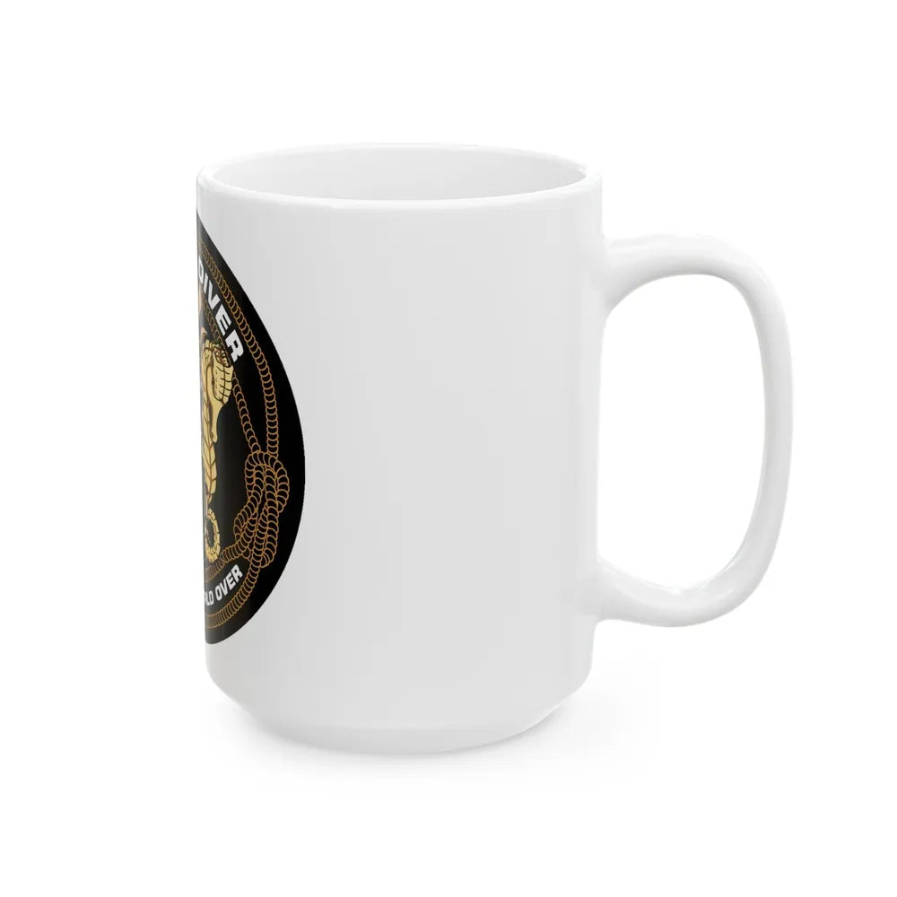 Military Diver (U.S. Navy) White Coffee Mug-Go Mug Yourself