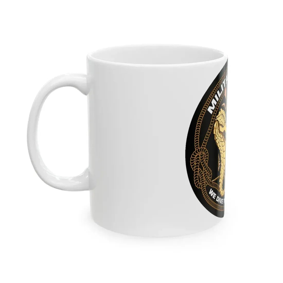 Military Diver (U.S. Navy) White Coffee Mug - Go Mug Yourself