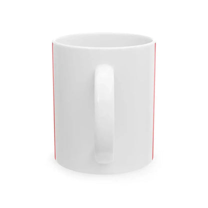 Military Ensign of Kyrgyz Armed Forces Kyrgyz (Kyrgyzstan) White Coffee Mug - Go Mug Yourself