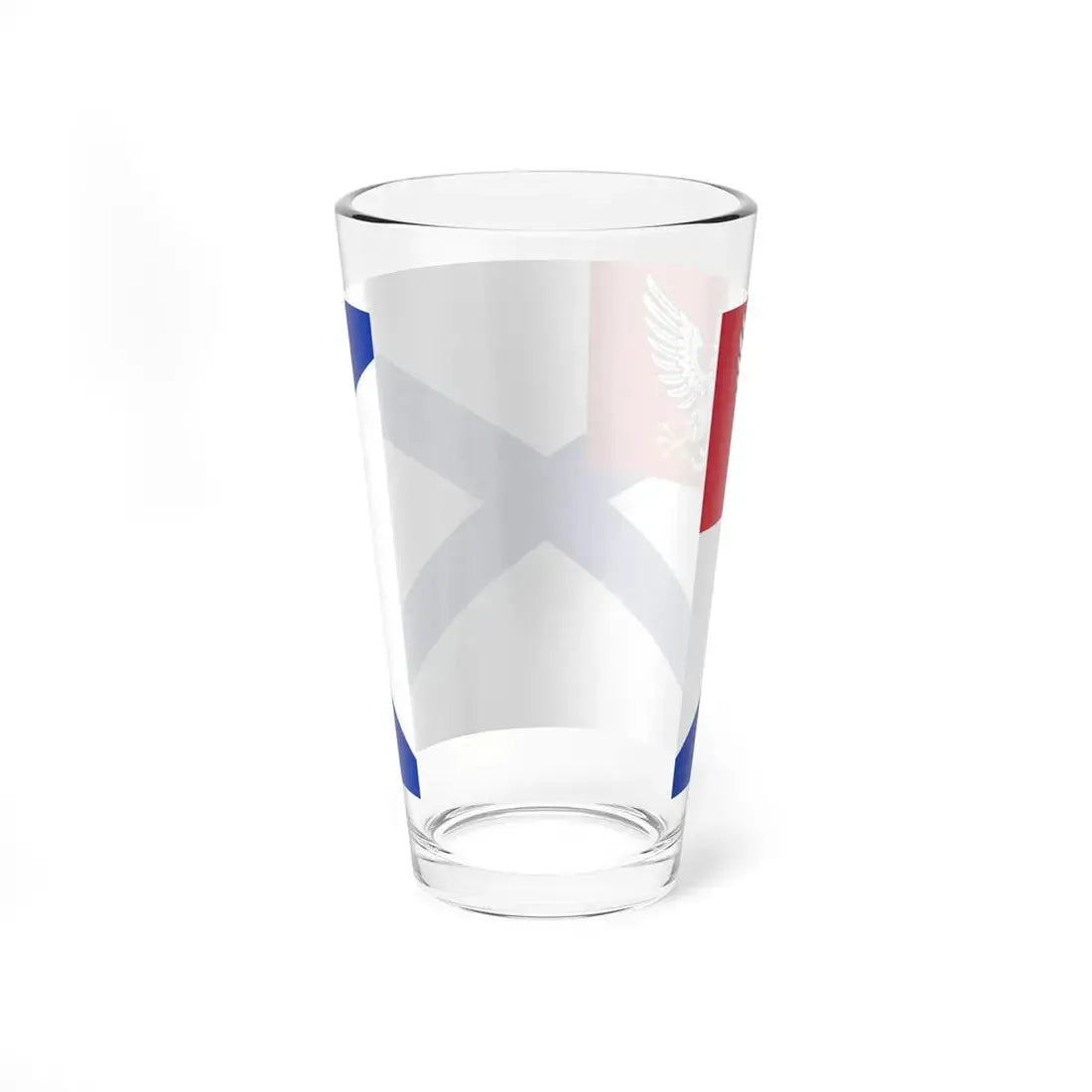 Military ensign of Vistula Flotilla of Congress Poland (Poland) Pint Glass 16oz - Go Mug Yourself