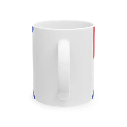 Military ensign of Vistula Flotilla of Congress Poland (Poland) White Coffee Mug - Go Mug Yourself