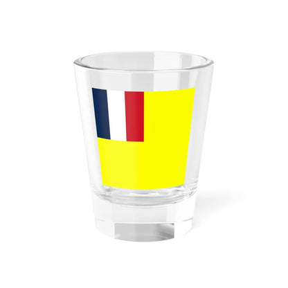 Military flag of Annam French protectorate (Belgium) Shot Glass 1.5oz 1.5oz - Go Mug Yourself