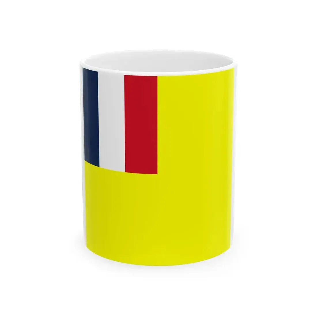 Military flag of Annam French protectorate (Belgium) White Coffee Mug 11oz - Go Mug Yourself