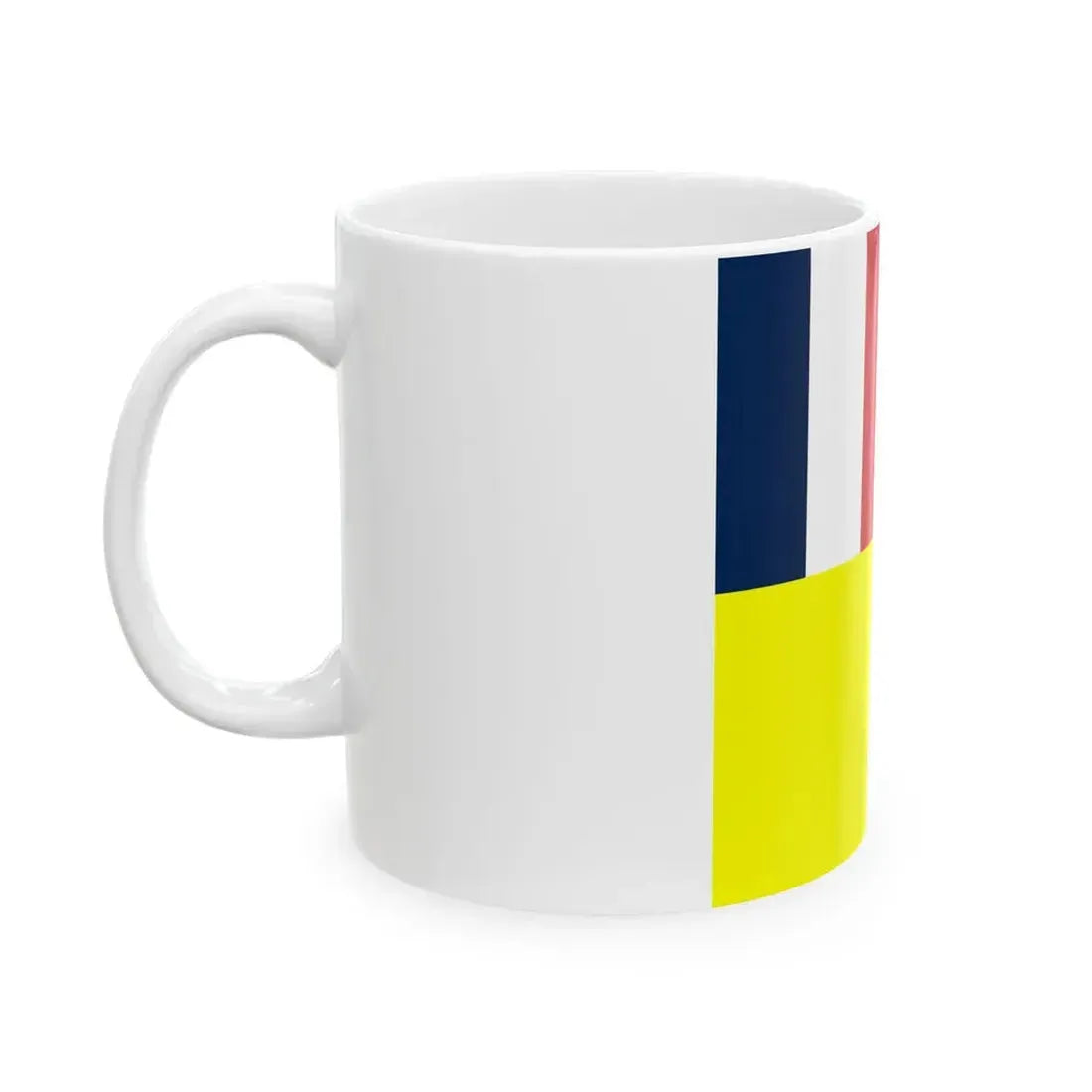 Military flag of Annam French protectorate (Belgium) White Coffee Mug - Go Mug Yourself