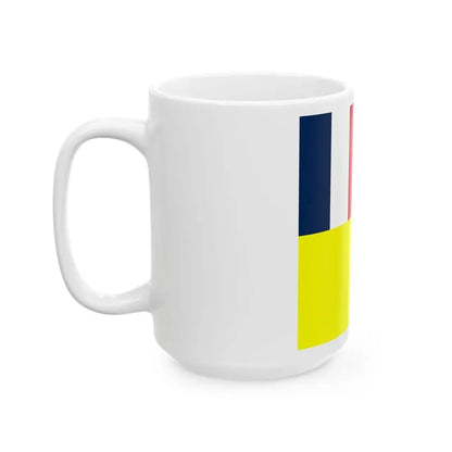 Military flag of Annam French protectorate (Belgium) White Coffee Mug - Go Mug Yourself