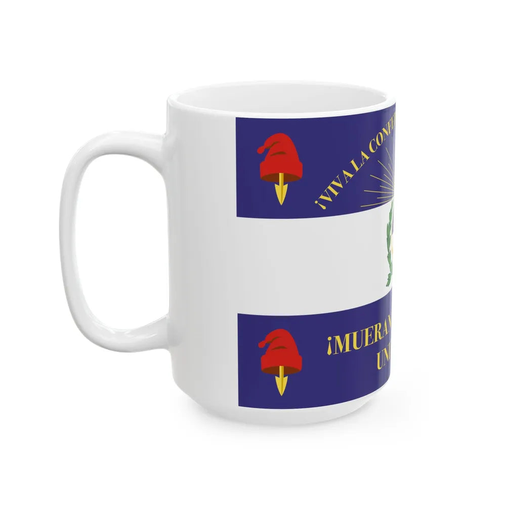 Military Flag of Argentine Confederation (Argentina) White Coffee Mug - Go Mug Yourself