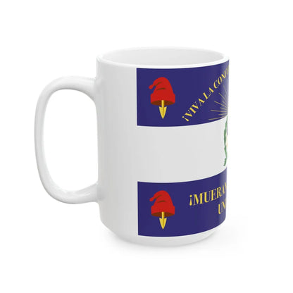 Military Flag of Argentine Confederation (Argentina) White Coffee Mug - Go Mug Yourself
