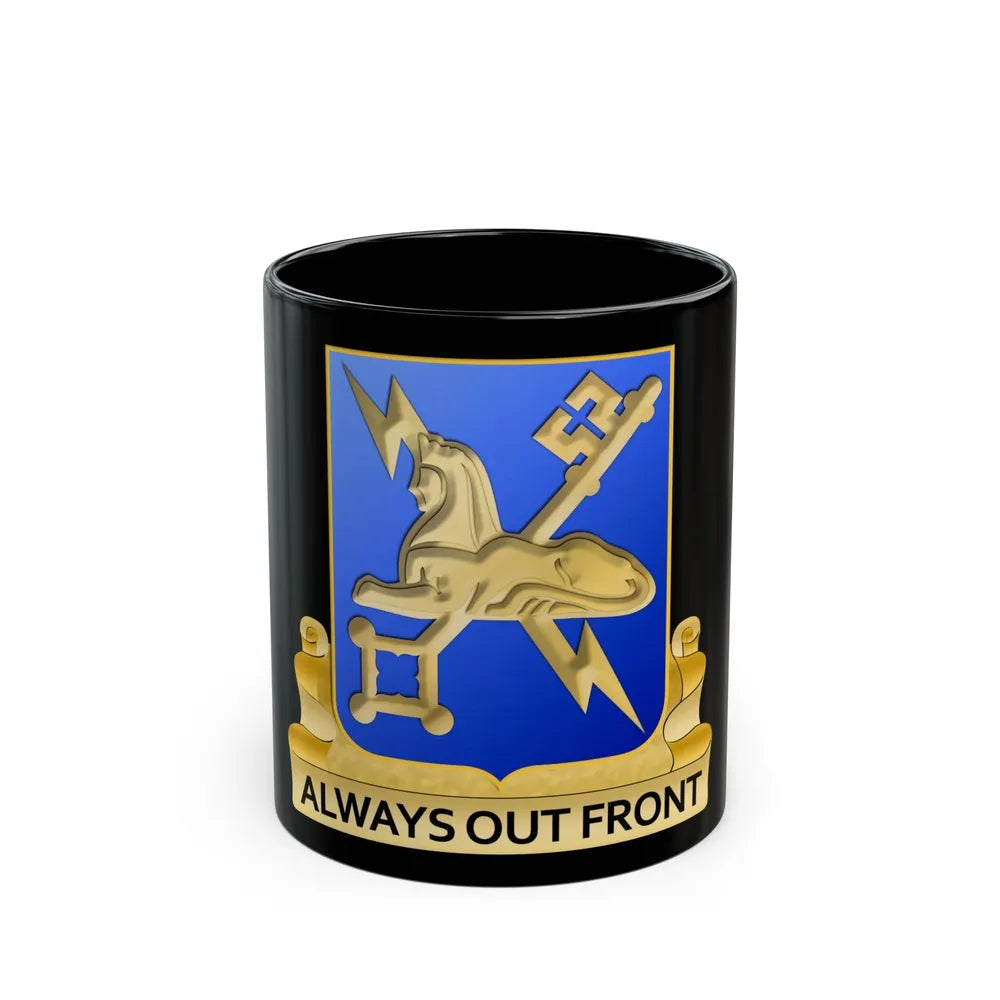 Military Intelligence Corps (U.S. Army) Black Coffee Mug-11oz-Go Mug Yourself