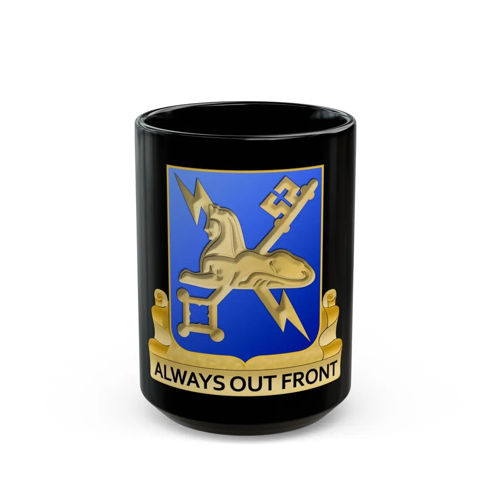 Military Intelligence Corps (U.S. Army) Black Coffee Mug-15oz-Go Mug Yourself