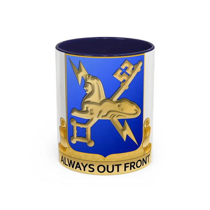Military Intelligence Corps (U.S. Army) Accent Coffee Mug 11oz Navy - Go Mug Yourself