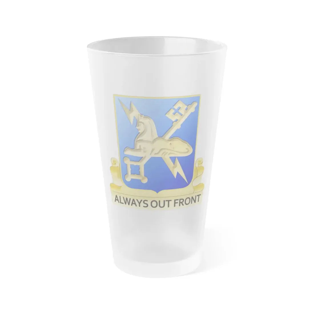 Military Intelligence Corps (U.S. Army) Frosted Pint Glass 16oz Default Title - Go Mug Yourself