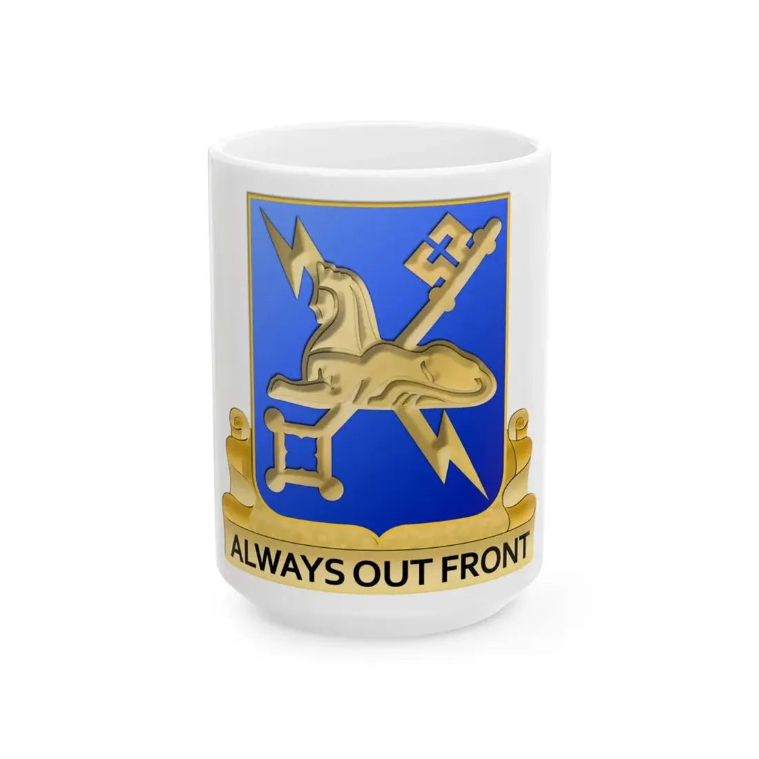 Military Intelligence Corps (U.S. Army) White Coffee Mug 15oz - Go Mug Yourself