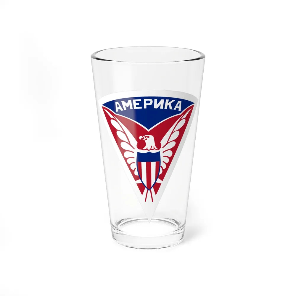 Military Mission to Moscow USSR (U.S. Army) Pint Glass 16oz-16oz-Go Mug Yourself