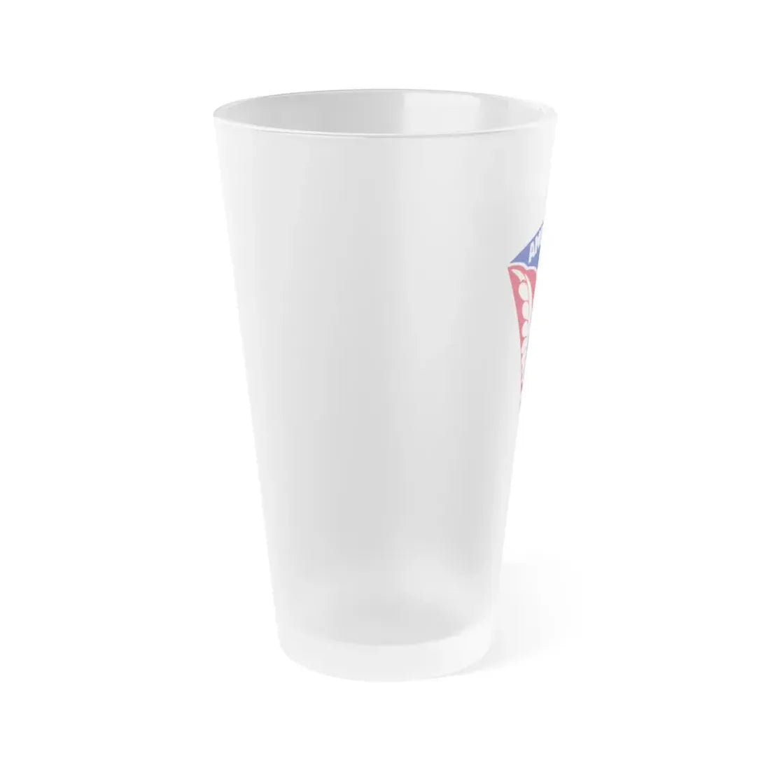 Military Mission to Moscow USSR (U.S. Army) Frosted Pint Glass 16oz - Go Mug Yourself