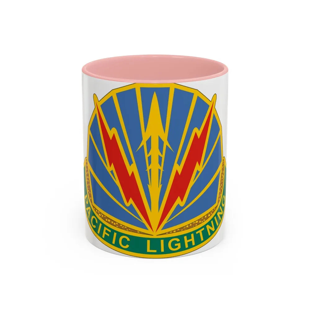 Military Police Brigade Hawaii 2 (U.S. Army) Accent Coffee Mug 11oz Pink - Go Mug Yourself