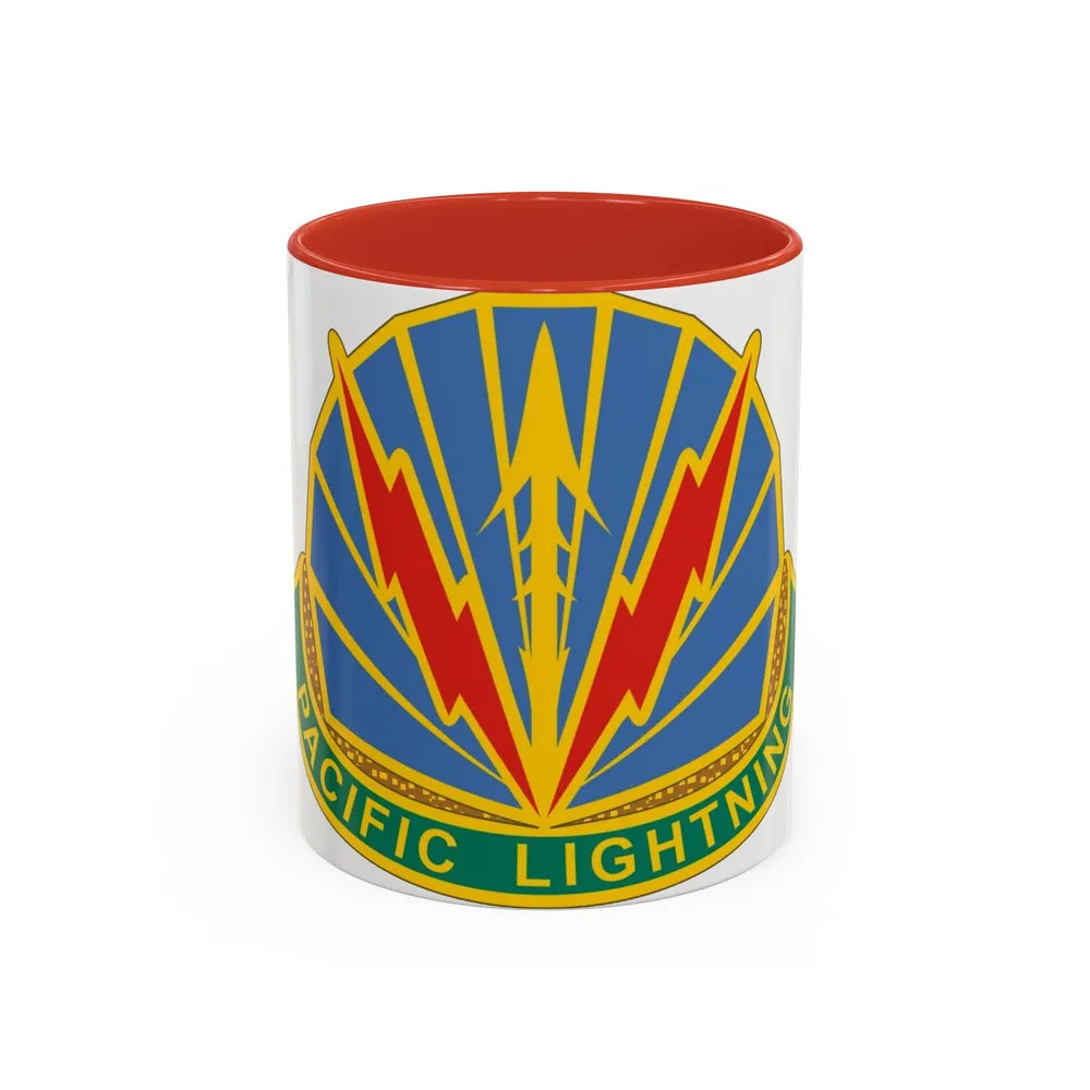 Military Police Brigade Hawaii 2 (U.S. Army) Accent Coffee Mug 11oz Red - Go Mug Yourself
