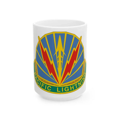Military Police Brigade Hawaii 2 (U.S. Army) White Coffee Mug 15oz - Go Mug Yourself