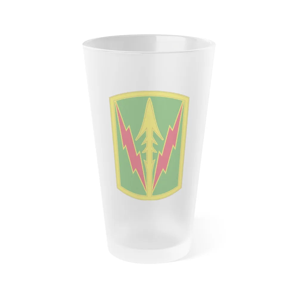 Military Police Brigade Hawaii 3 (U.S. Army) Frosted Pint Glass 16oz-Go Mug Yourself