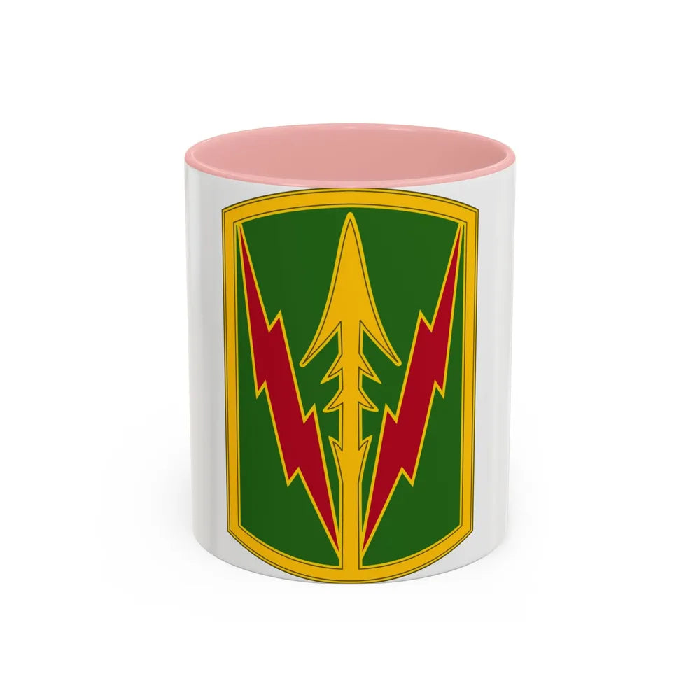 Military Police Brigade Hawaii 3 (U.S. Army) Accent Coffee Mug 11oz Pink - Go Mug Yourself