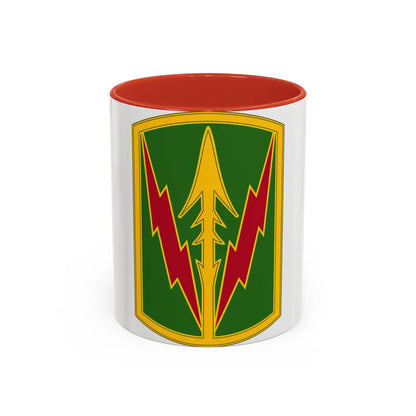 Military Police Brigade Hawaii 3 (U.S. Army) Accent Coffee Mug 11oz Red - Go Mug Yourself