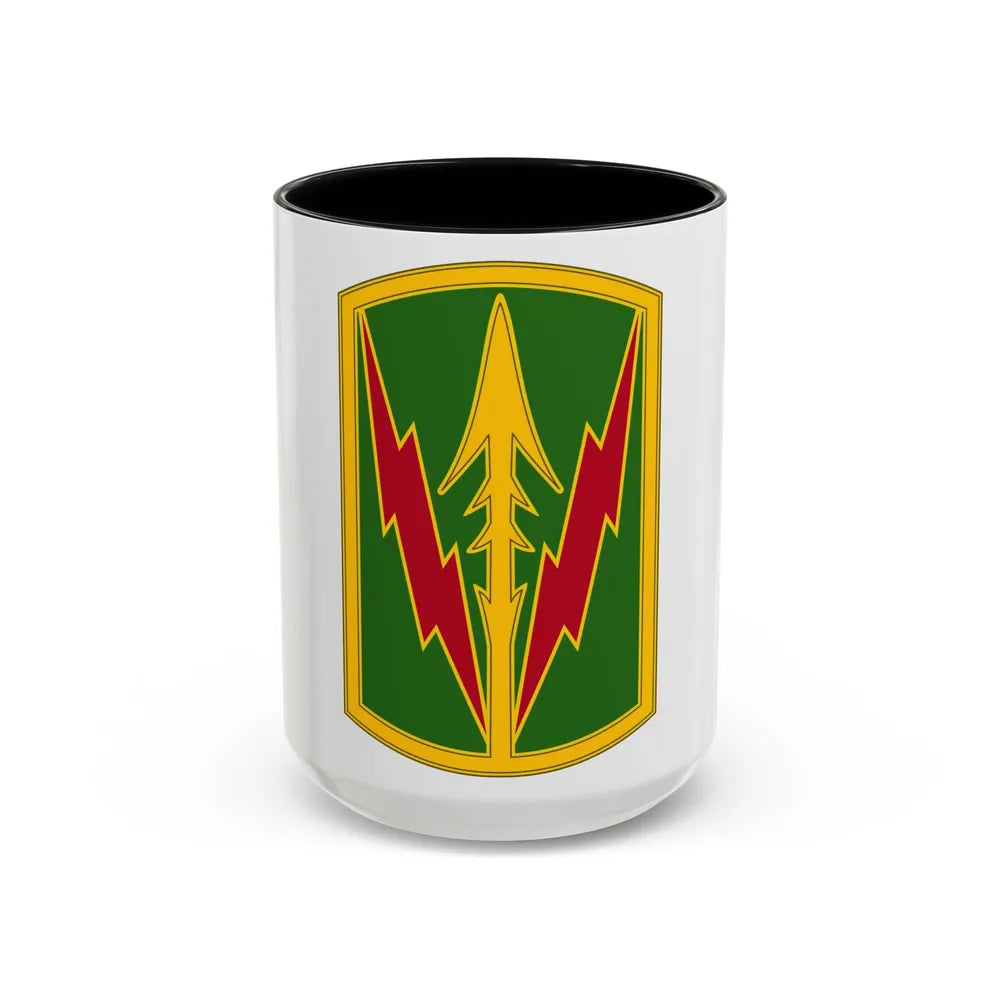 Military Police Brigade Hawaii 3 (U.S. Army) Accent Coffee Mug 15oz Black - Go Mug Yourself
