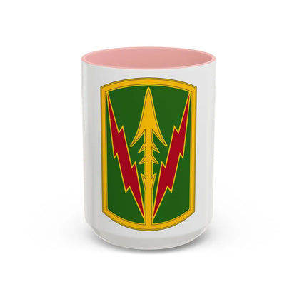 Military Police Brigade Hawaii 3 (U.S. Army) Accent Coffee Mug 15oz Pink - Go Mug Yourself
