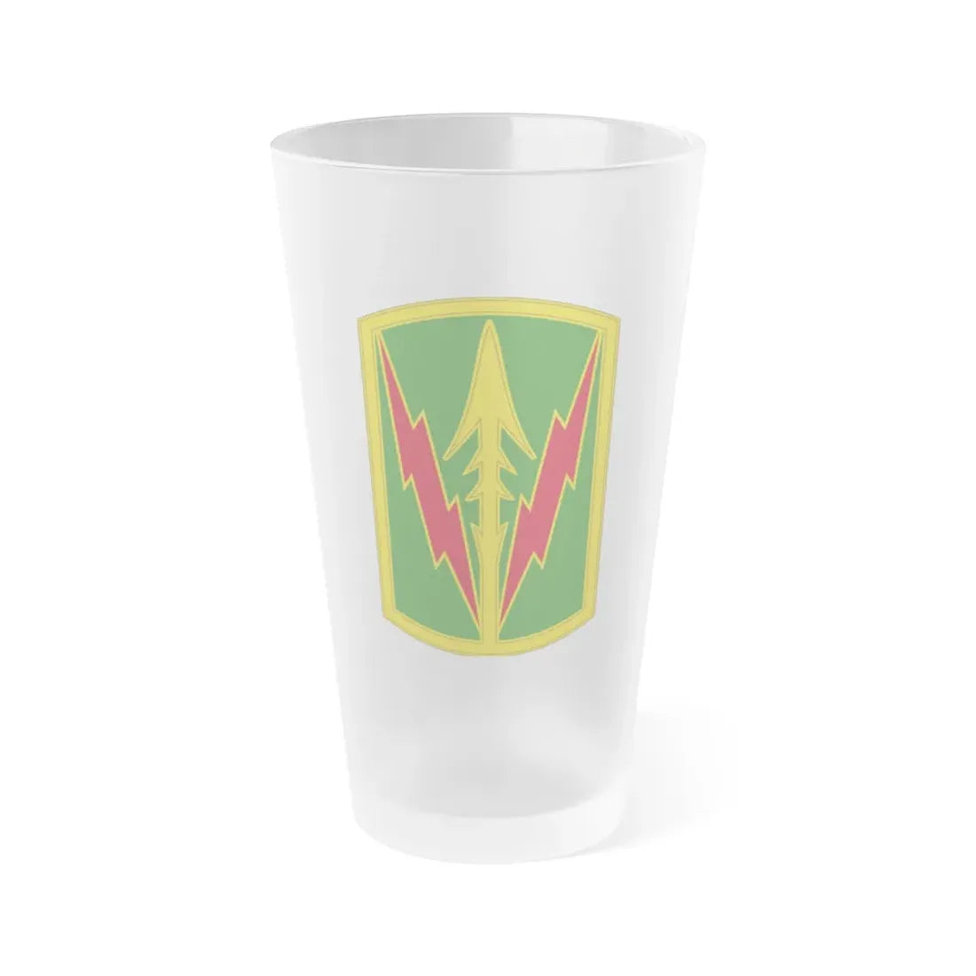 Military Police Brigade Hawaii 3 (U.S. Army) Frosted Pint Glass 16oz Default Title - Go Mug Yourself