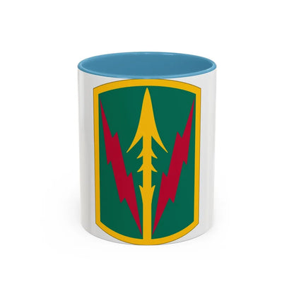 Military Police Brigade Hawaii (U.S. Army) Accent Coffee Mug 11oz Light Blue - Go Mug Yourself