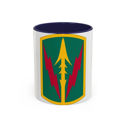 Military Police Brigade Hawaii (U.S. Army) Accent Coffee Mug 11oz Navy - Go Mug Yourself