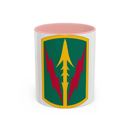 Military Police Brigade Hawaii (U.S. Army) Accent Coffee Mug 11oz Pink - Go Mug Yourself