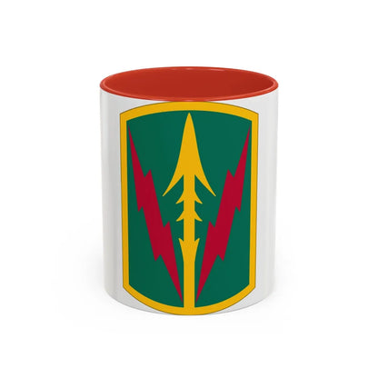 Military Police Brigade Hawaii (U.S. Army) Accent Coffee Mug 11oz Red - Go Mug Yourself