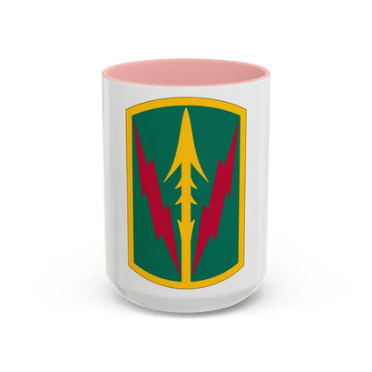 Military Police Brigade Hawaii (U.S. Army) Accent Coffee Mug 15oz Pink - Go Mug Yourself
