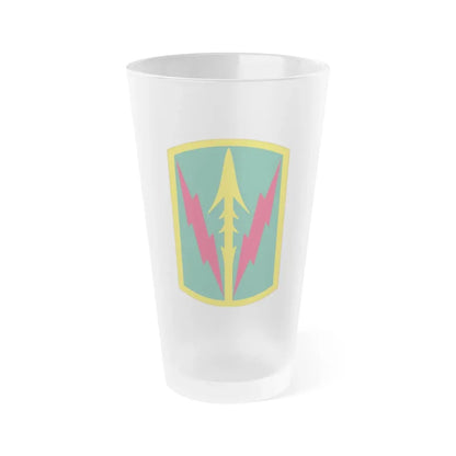 Military Police Brigade Hawaii (U.S. Army) Frosted Pint Glass 16oz Default Title - Go Mug Yourself