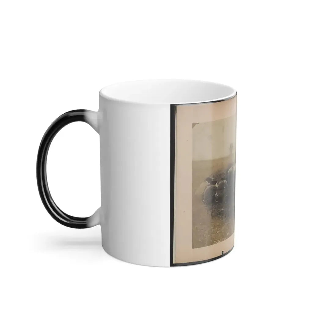 Military Railroad Operations in Northern Virginia  African American Laborers Twisting Rail (U.S. Civil War) Color Changing Coffee Mug 11oz - Go Mug Yourself