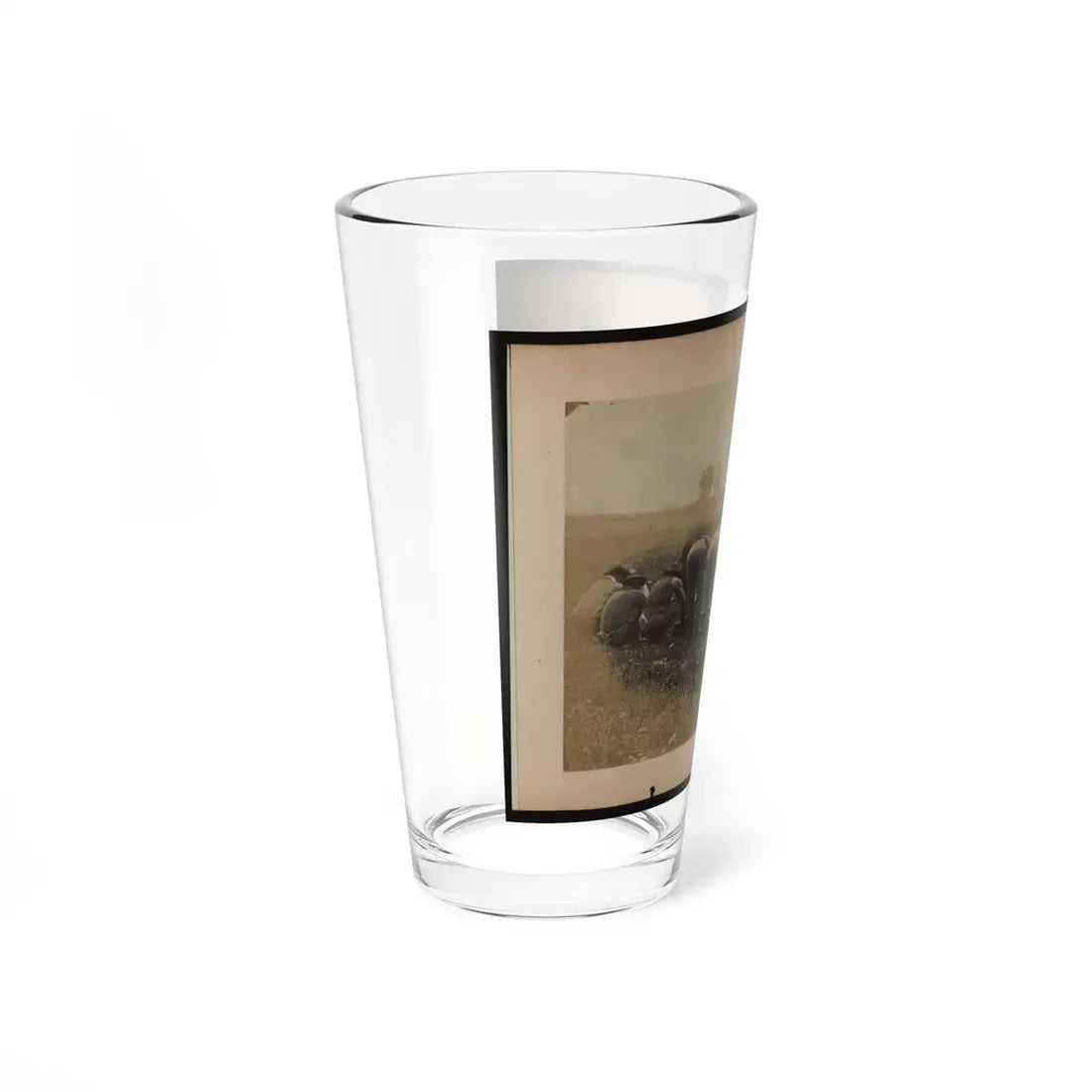 Military Railroad Operations In Northern Virginia  African American Laborers Twisting Rail (U.S. Civil War) Pint Glass 16oz - Go Mug Yourself