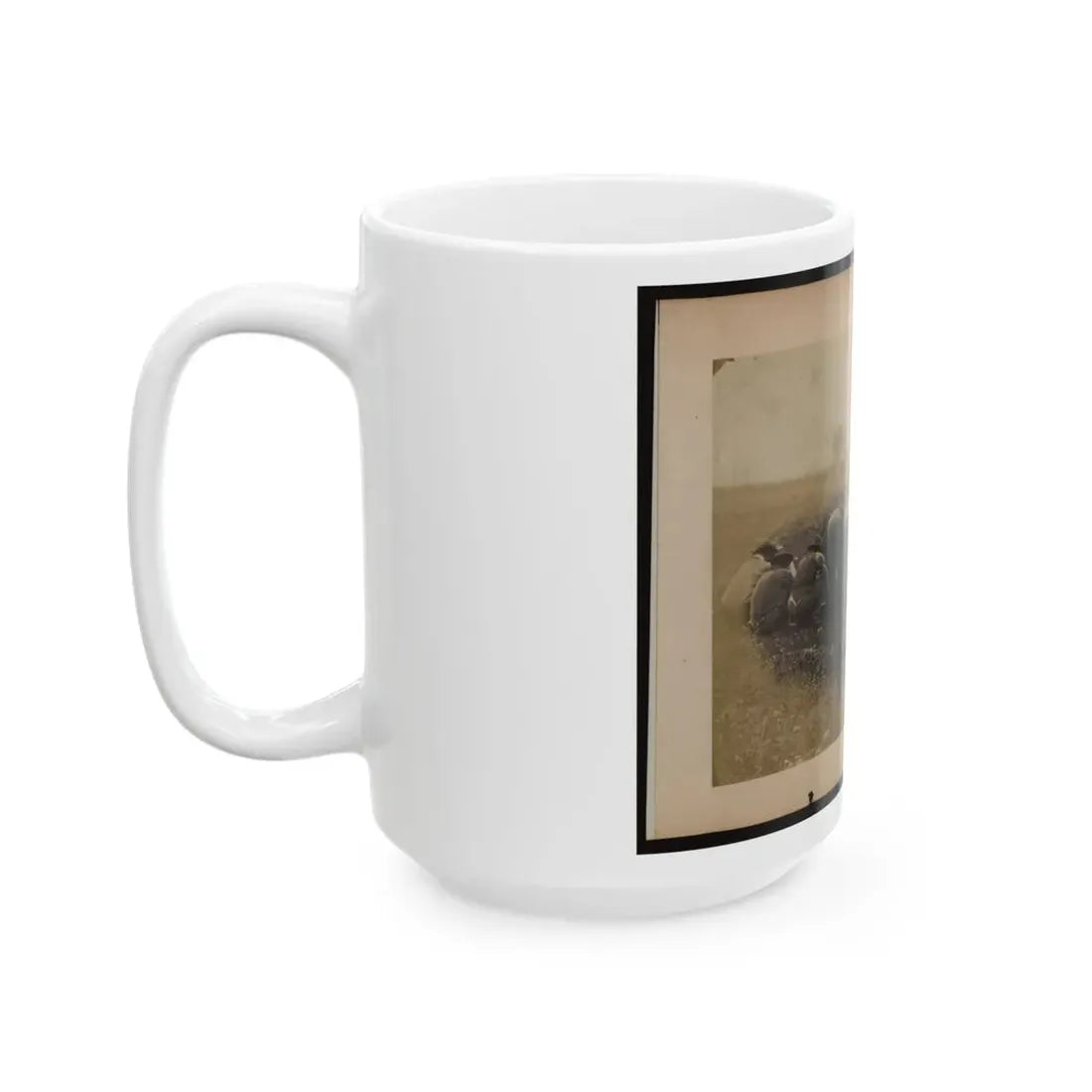 Military Railroad Operations In Northern Virginia  African American Laborers Twisting Rail (U.S. Civil War) White Coffee Mug - Go Mug Yourself