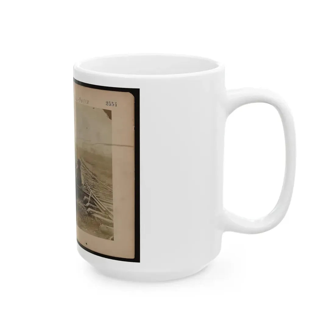 Military Railroad Operations In Northern Virginia  African American Laborers Twisting Rail (U.S. Civil War) White Coffee Mug - Go Mug Yourself