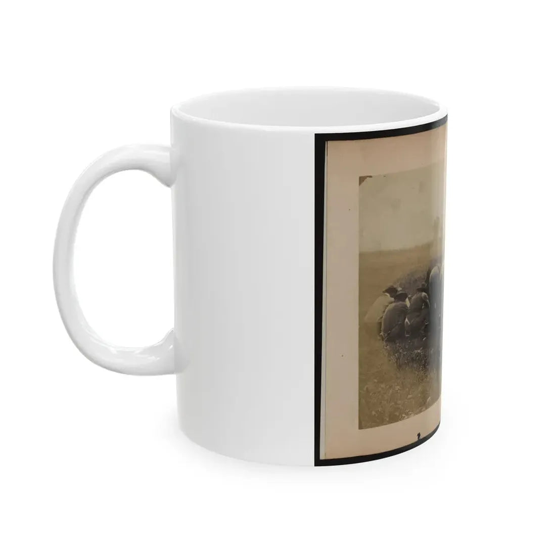 Military Railroad Operations In Northern Virginia  African American Laborers Twisting Rail (U.S. Civil War) White Coffee Mug - Go Mug Yourself