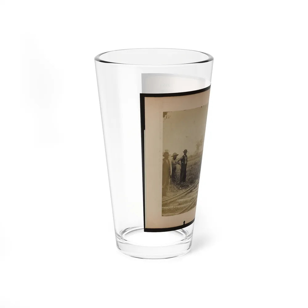 Military Railroad Operations In Northern Virginia African American Laborers Working On Rail (U.S. Civil War) Pint Glass 16oz-Go Mug Yourself