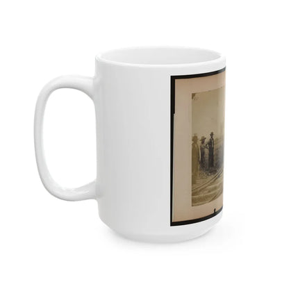 Military Railroad Operations In Northern Virginia African American Laborers Working On Rail (U.S. Civil War) White Coffee Mug-Go Mug Yourself