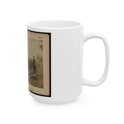 Military Railroad Operations In Northern Virginia African American Laborers Working On Rail (U.S. Civil War) White Coffee Mug-Go Mug Yourself