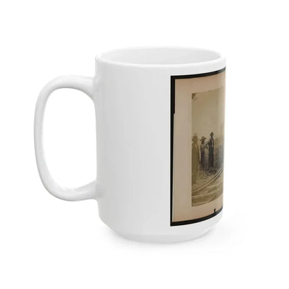 Military Railroad Operations In Northern Virginia  African American Laborers Working On Rail (U.S. Civil War) White Coffee Mug - Go Mug Yourself