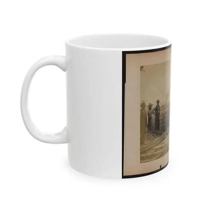 Military Railroad Operations In Northern Virginia  African American Laborers Working On Rail (U.S. Civil War) White Coffee Mug - Go Mug Yourself