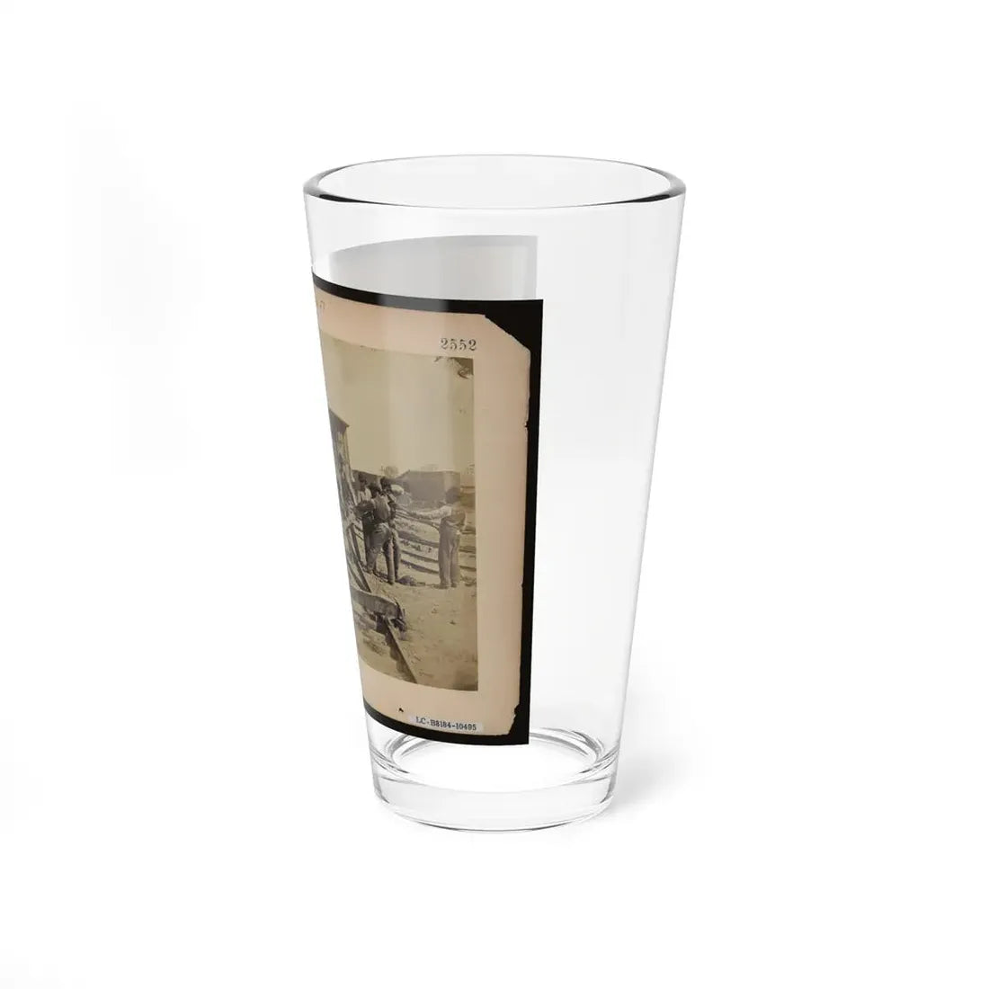 Military Railroad Operations In Northern Virginia  Men Using Levers For Loosening Rails (U.S. Civil War) Pint Glass 16oz - Go Mug Yourself