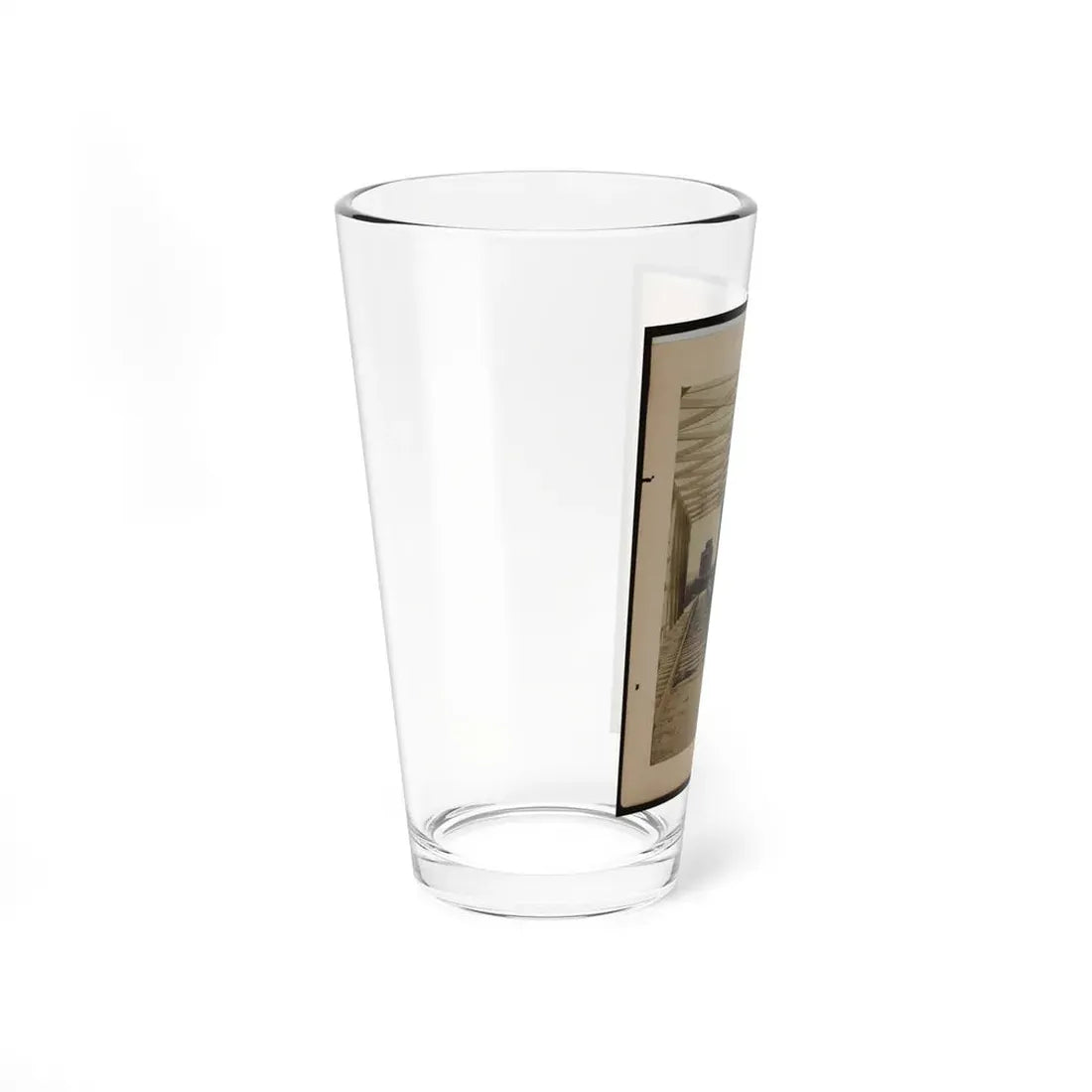 Military Railroad Operations In Northern Virginia  Men Working On Bridge (U.S. Civil War) Pint Glass 16oz - Go Mug Yourself