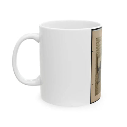 Military Railroad Operations In Northern Virginia  Men Working On Bridge (U.S. Civil War) White Coffee Mug - Go Mug Yourself