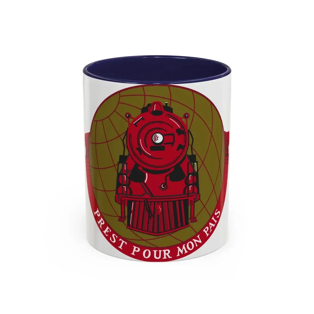 Military Railway Service (U.S. Army) Accent Coffee Mug 11oz Navy - Go Mug Yourself