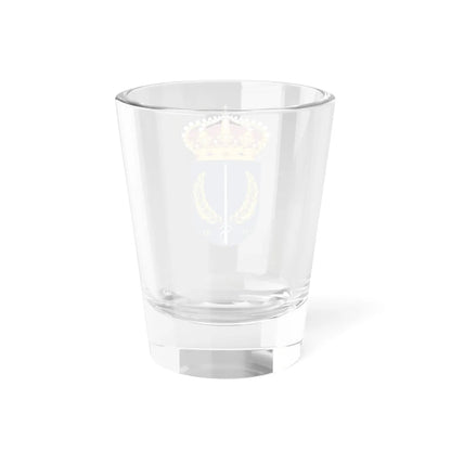 Militärhögskolan Karlberg vapen (Sweden) (Coat of Arms) Shot Glass 1.5oz - Go Mug Yourself