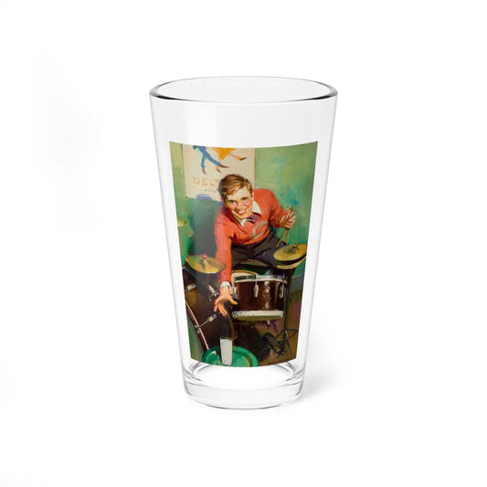 Milk advertisement (Magazine Illustration) Pint Glass 16oz-16oz-Go Mug Yourself