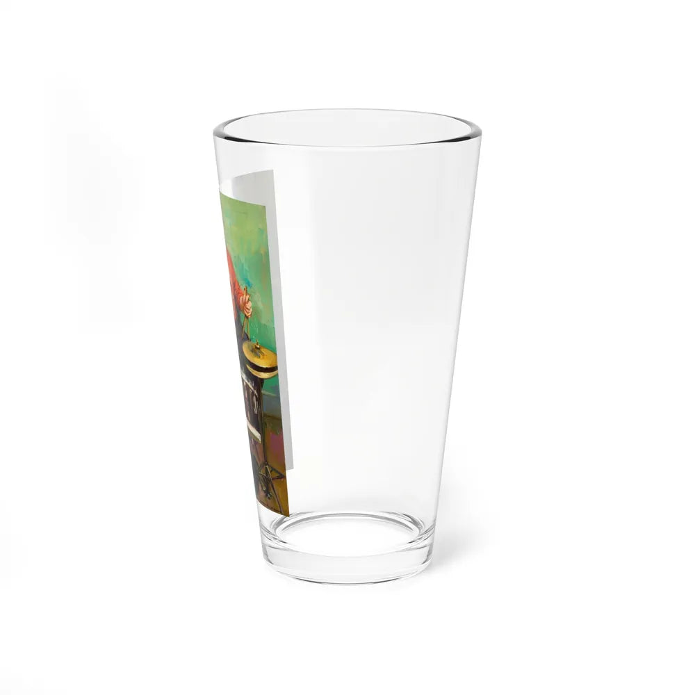 Milk advertisement (Magazine Illustration) Pint Glass 16oz-Go Mug Yourself